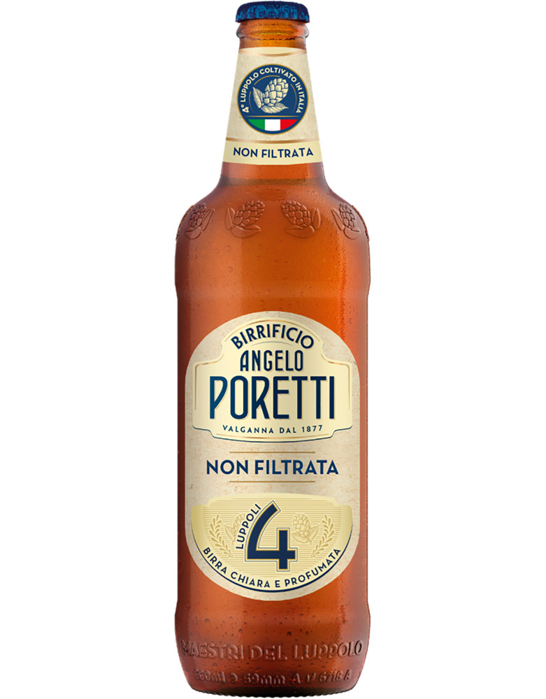 Poretti 4 luppoli non filtrata cl66