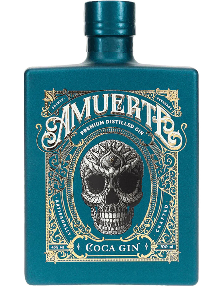 Amuerte coca gin leaf green cl.70 43ø