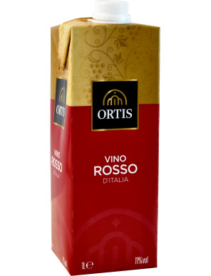 Ortis vino rosso italia brick lt.1