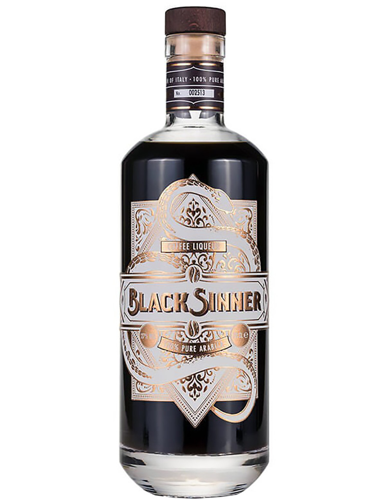 Black sinner coffee liqueur cl.70  27%
