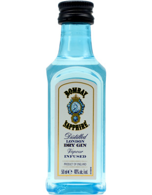 Bombay sapphire gin mignon pet cl.5 47ø