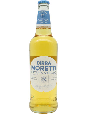 Moretti birra filtrata freddo cl50 4,3ø