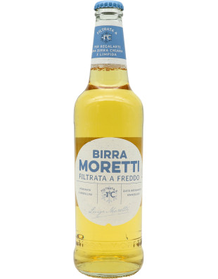 Moretti birra filtrata freddo cl50 4,3ø